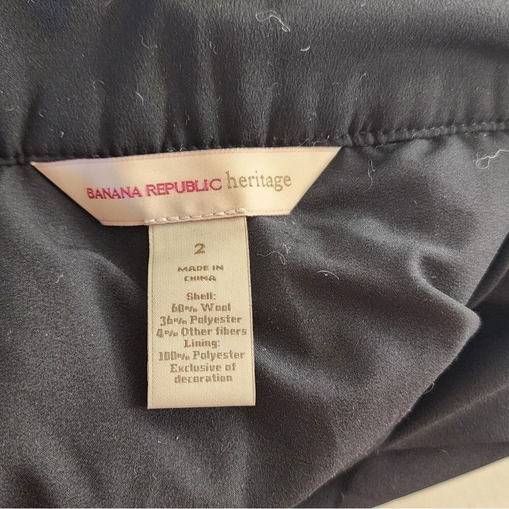 Banana Republic Black and Gray Checkered Pencil Skirt - Picture 4 of 6